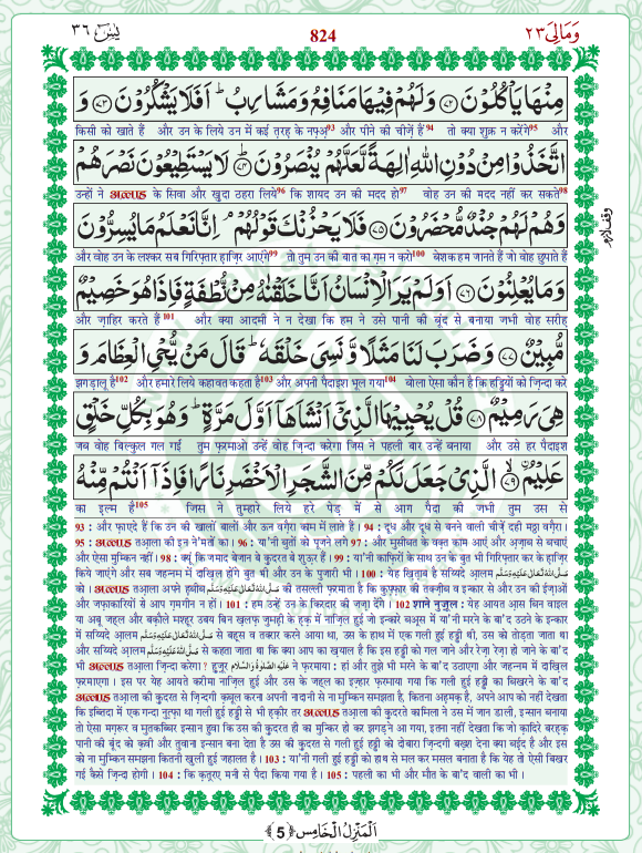 surah yaseen sharif page no 11