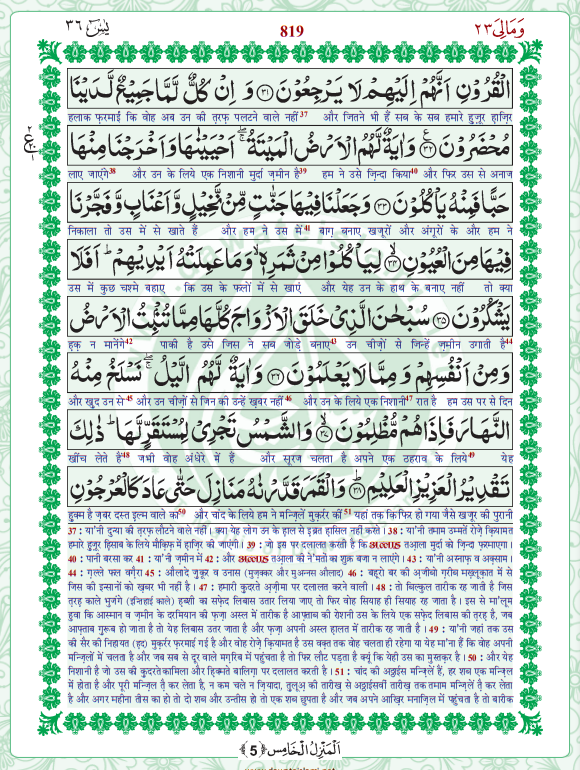 surah yaseen shareef Page no 6