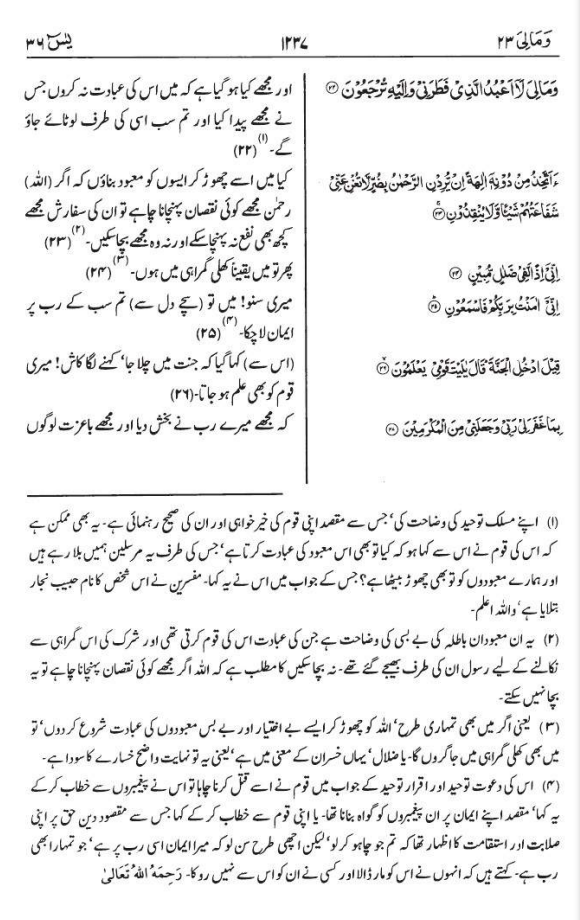 surah yaseen sharif in urdu Page no 6